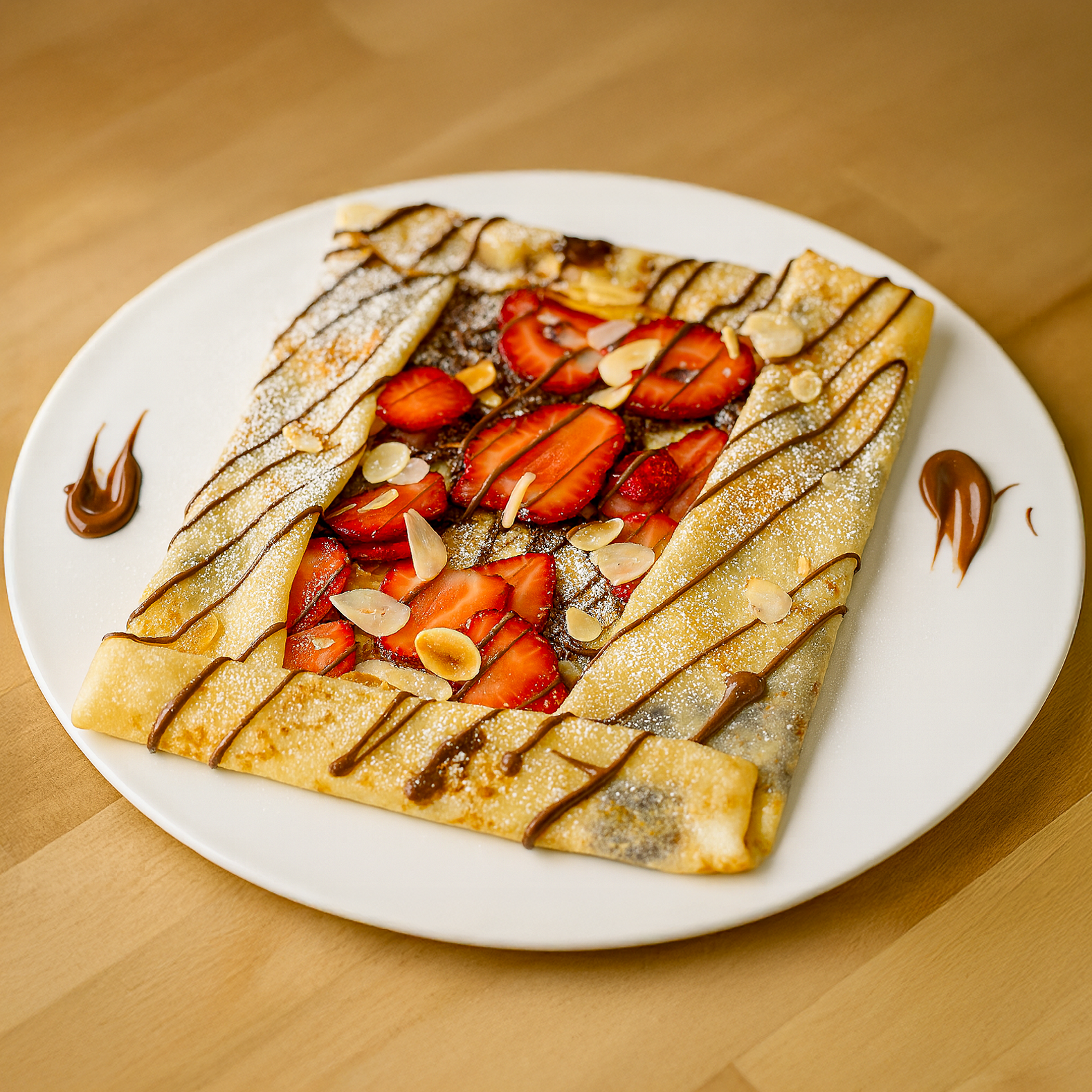BRUNCH - Crêpe fraise Nutella